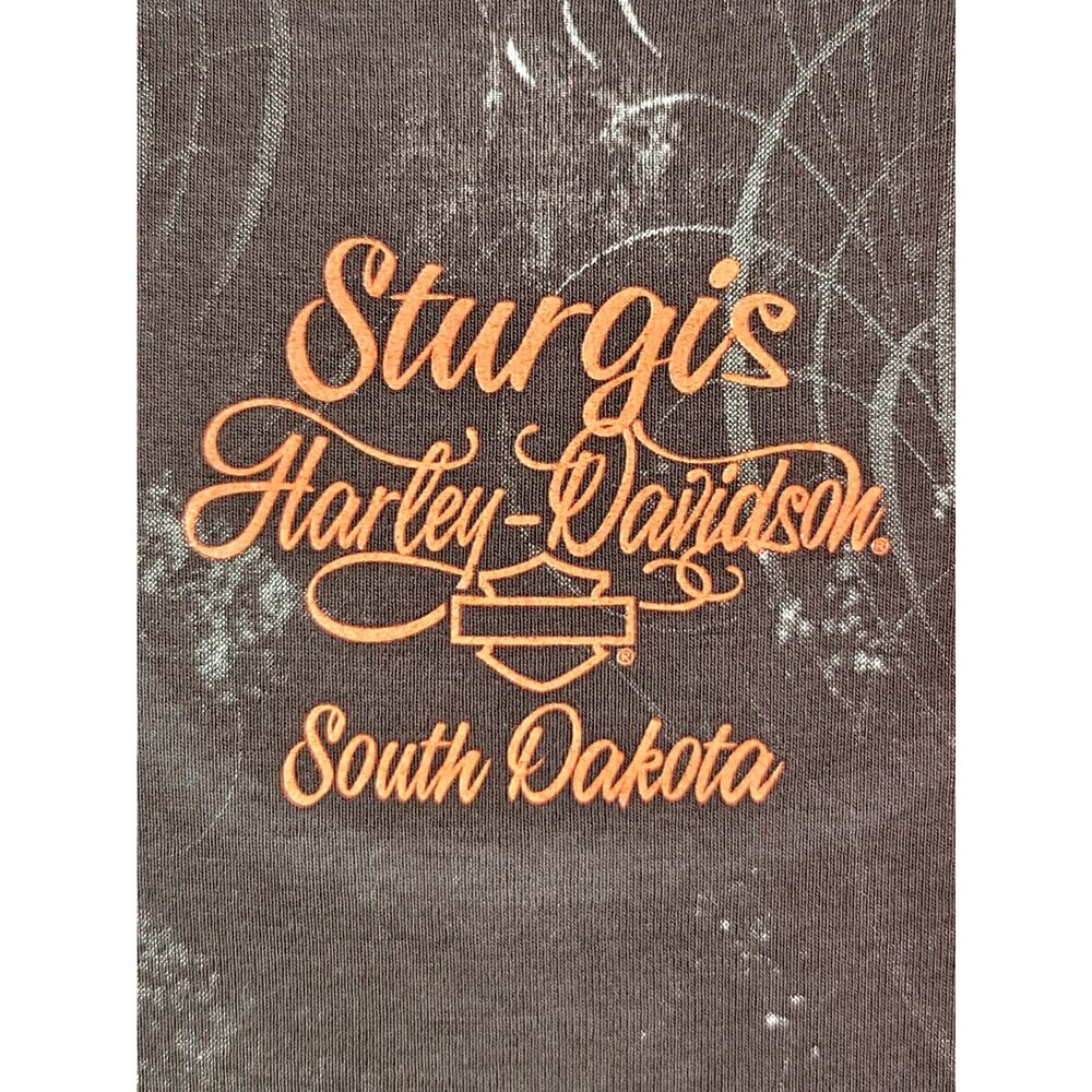 Ladies Harley-Davidson Motorcycles Sturgis South Dakota 2012 Brown Tank Top Sz:S - Picture 8 of 12